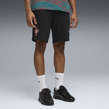 PUMA Regular Sportbroek ' ftblCulture' in Zwart: voorkant