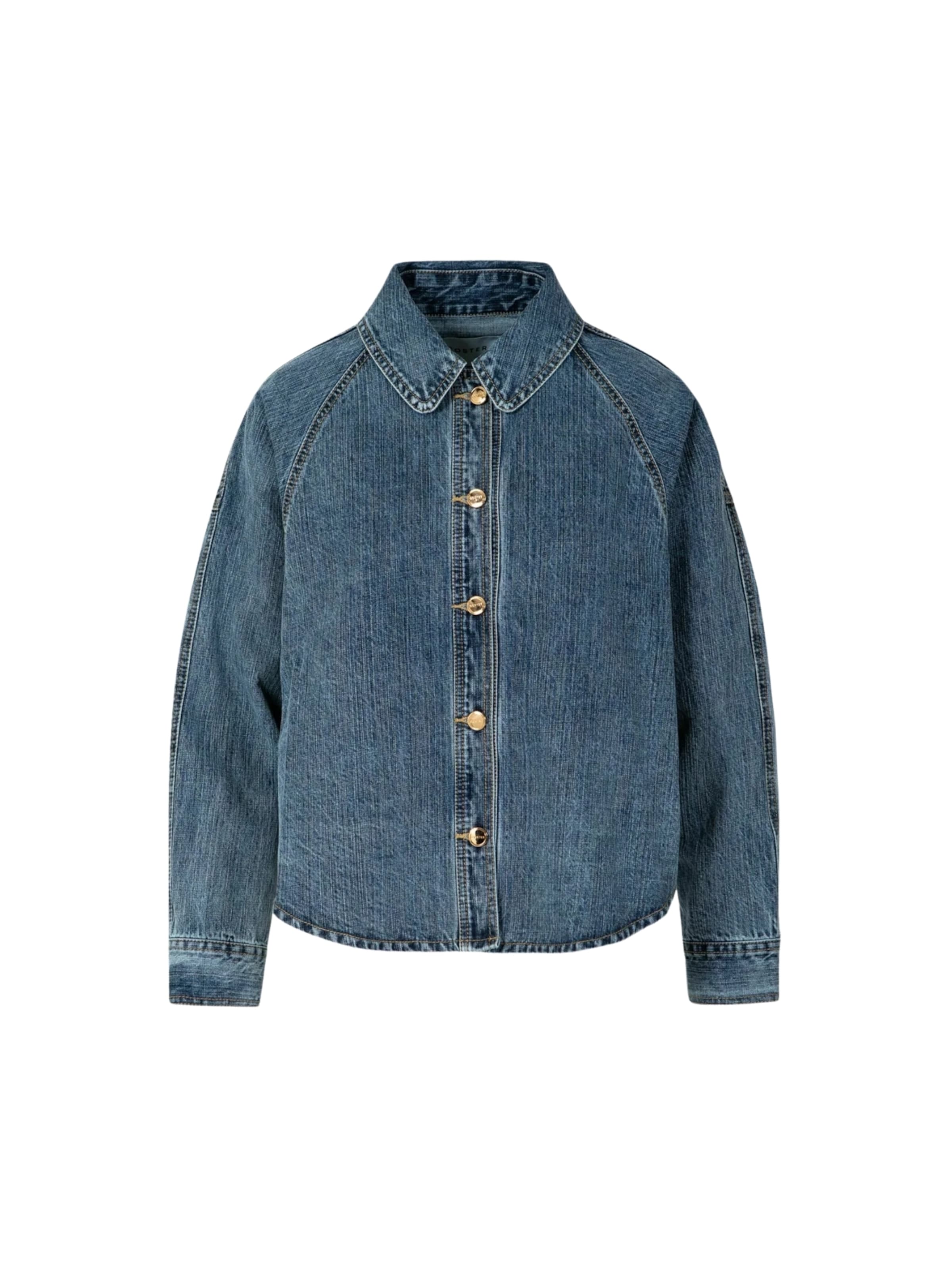 T-shirt ' Denim ' Coster Copenhagen en bleu : devant