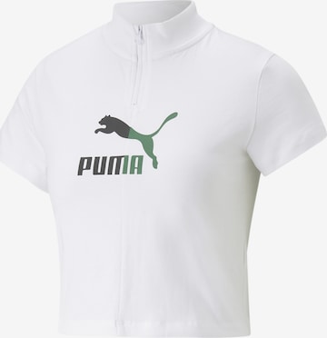 T-shirt 'Classics Archive Remastered' PUMA en blanc : devant