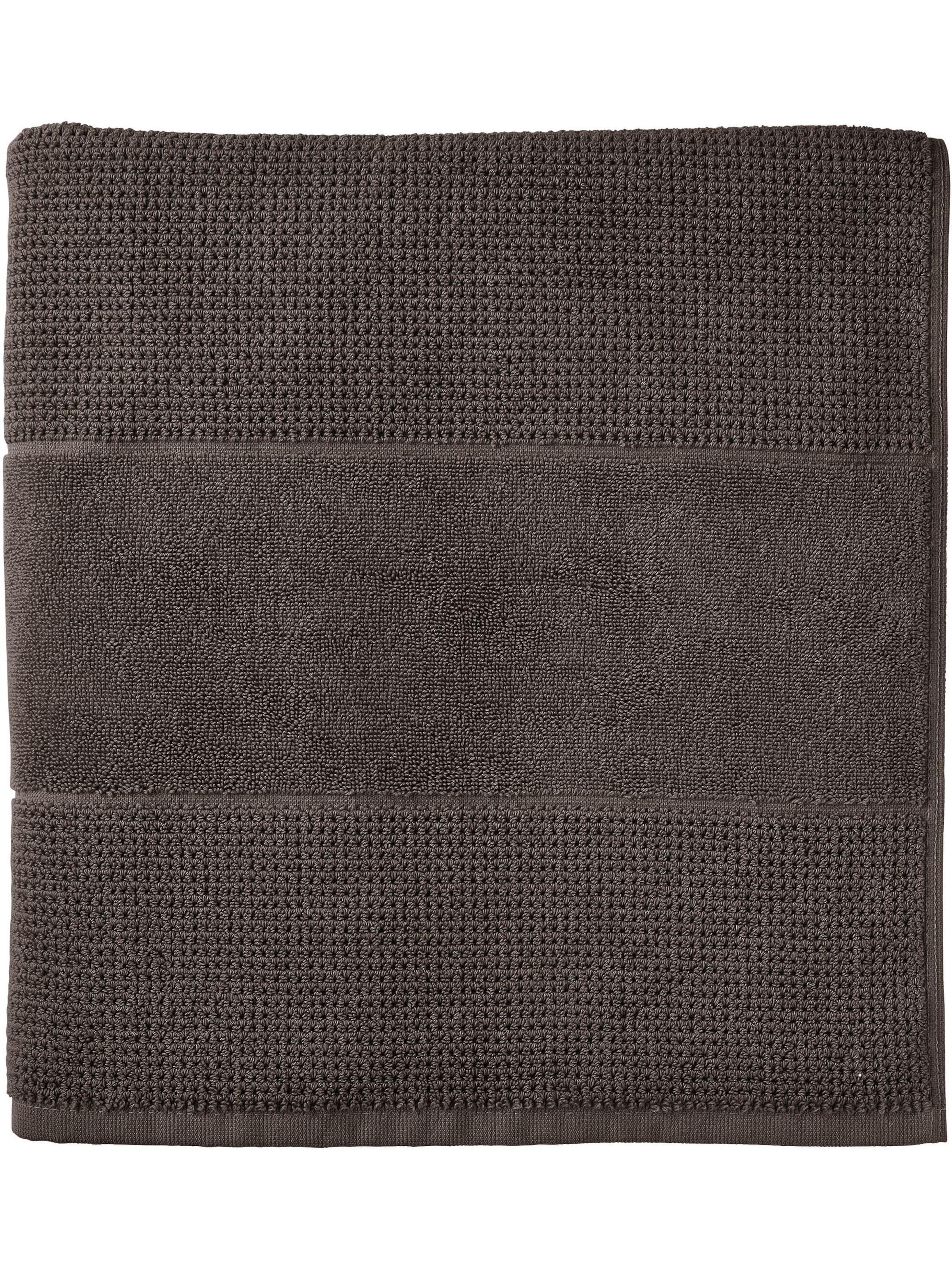 SCHIESSER Handtuch 'Saunatuch Turin'‌‌‌ in Grau: Vorderseite