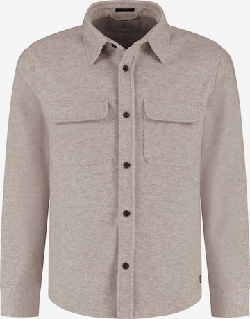 Coupe regular Chemise 'Ulrik' Dstrezzed en beige : devant