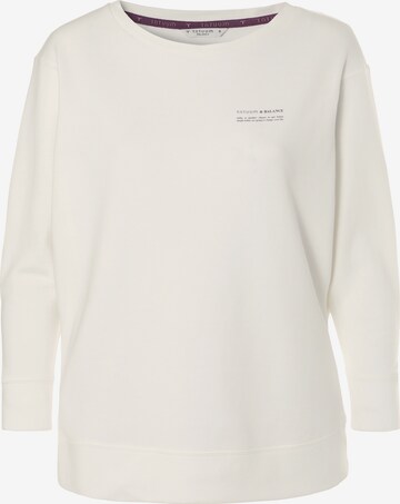 Sweat-shirt 'Tati' TATUUM en blanc : devant