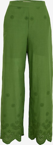 Peppercorn Wide Leg Housut 'Oda' värissä vihreä: etupuoli