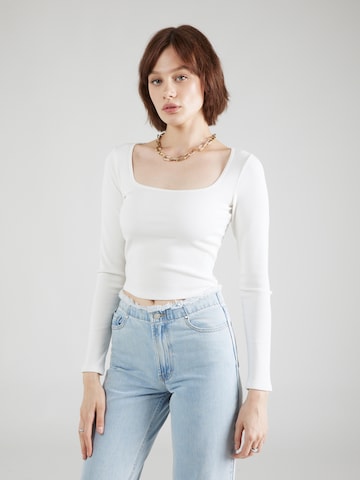 HOLLISTER Shirt in White: front