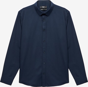Koton Slim fit Button Up Shirt in Blue: front