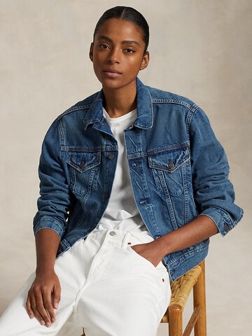 Polo Ralph Lauren Tussenjas 'CLASSIC' in Blauw: voorkant