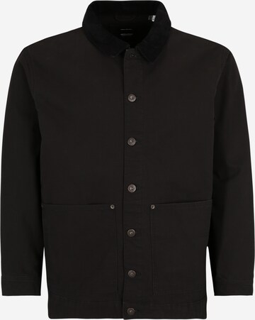 Jack & Jones Plus - Chaqueta de entretiempo 'DEREK' en negro: frente