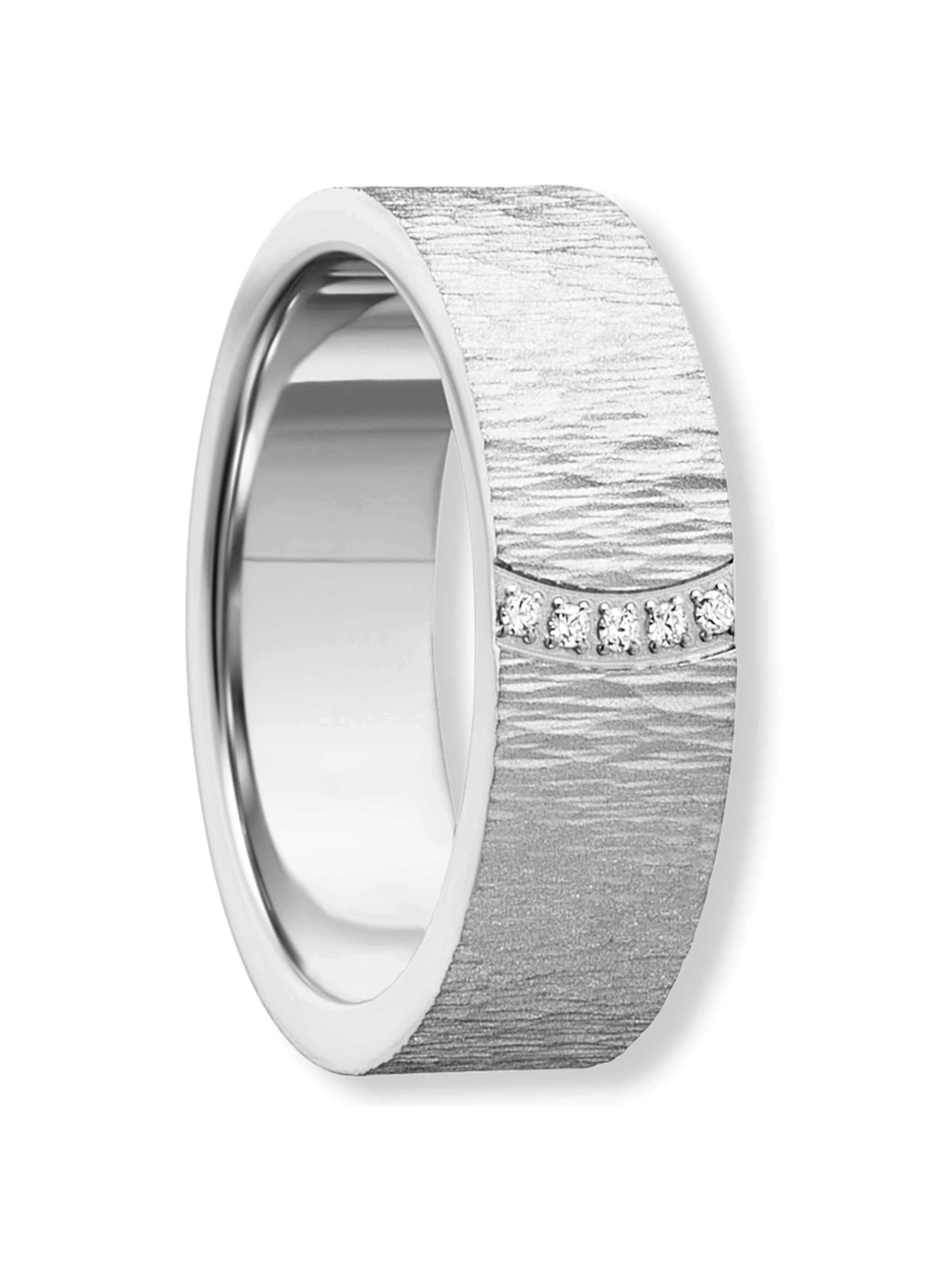 ONE ELEMENT Ring in Silber: Vorderseite