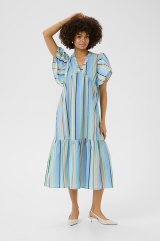 CULTURE Kjole 'Mola' i blå: forside