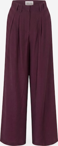 Guido Maria Kretschmer - Pierna ancha Pantalón 'Finja' en lila: frente