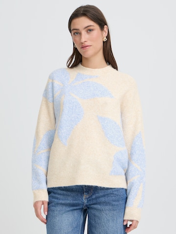 b.young Svetr 'BYOMEA' – béžová: přední strana