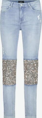 monari Regular Jeans in Blauw: voorkant