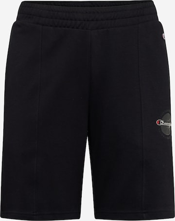 Champion Authentic Athletic Apparel Regular Панталон в черно: отпред