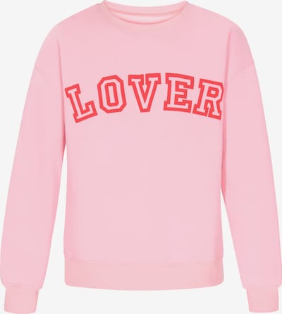 Bluză de molton NALLY pe roz / roșu, Vizualizare produs