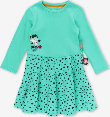 SIGIKID Dress 'HAPPY DOGS' in Blue: front