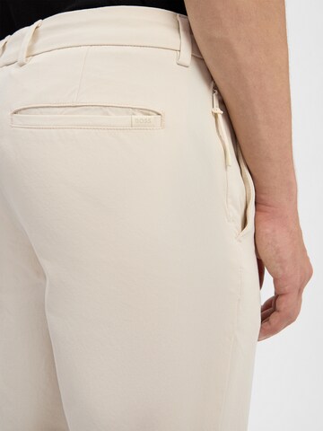 BOSS Slimfit Chino ' Kaiton ' in Wit