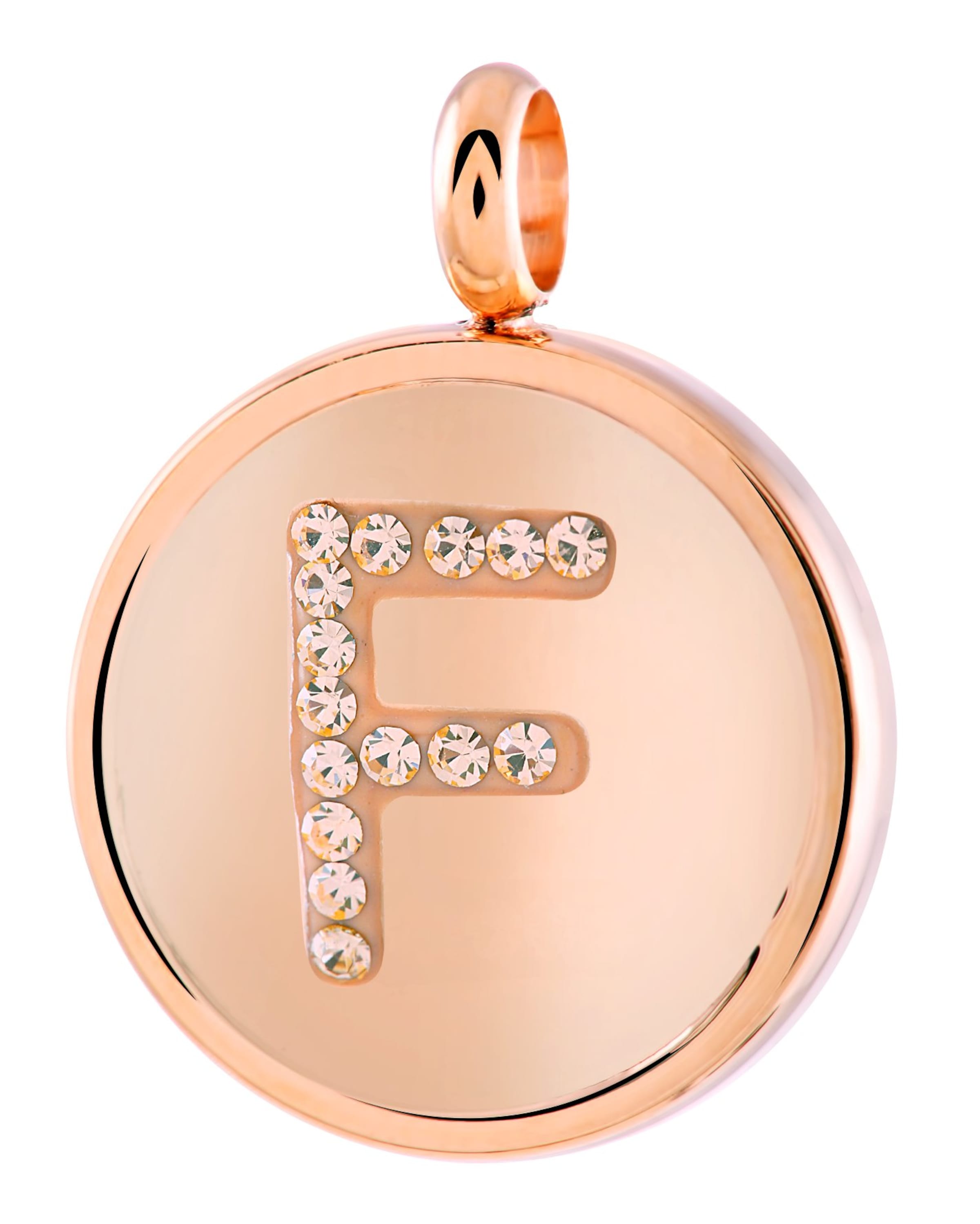 Lucardi Anhänger in Gold: Vorderseite