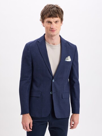Nils Sundström Regular Fit Sakko in Blau: Vorderseite