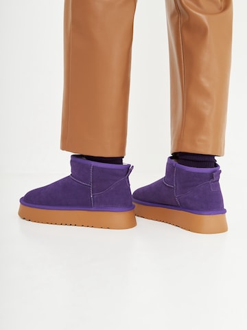 CESARE GASPARI Snow Boots in Purple