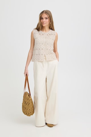 Chemisier 'NEKLA' ICHI en beige