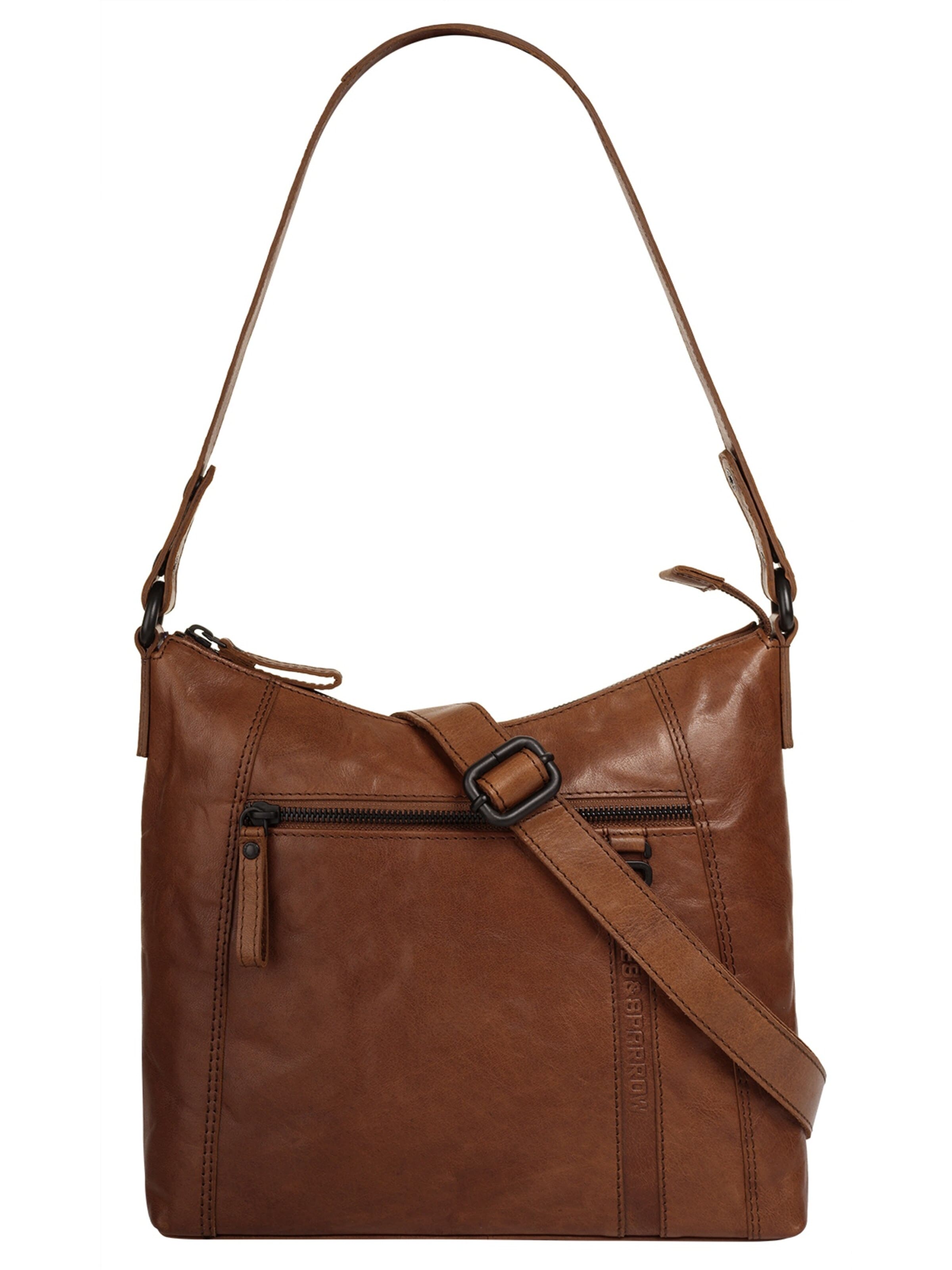 Spikes & Sparrow Crossbody bag 'SHOULDER BAG' in Brown: front