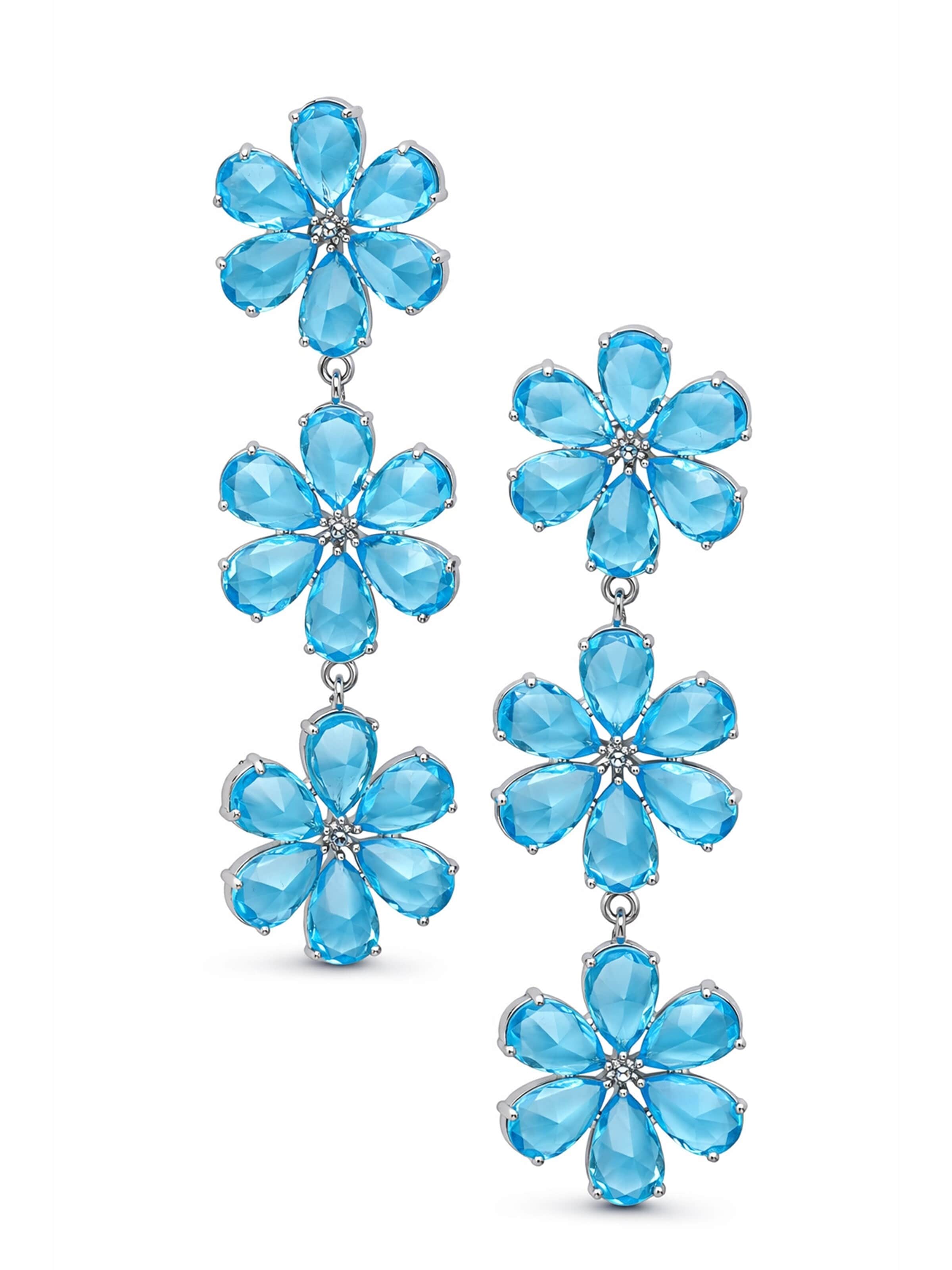 AVANT-GARDE PARIS Earrings in Blue: front