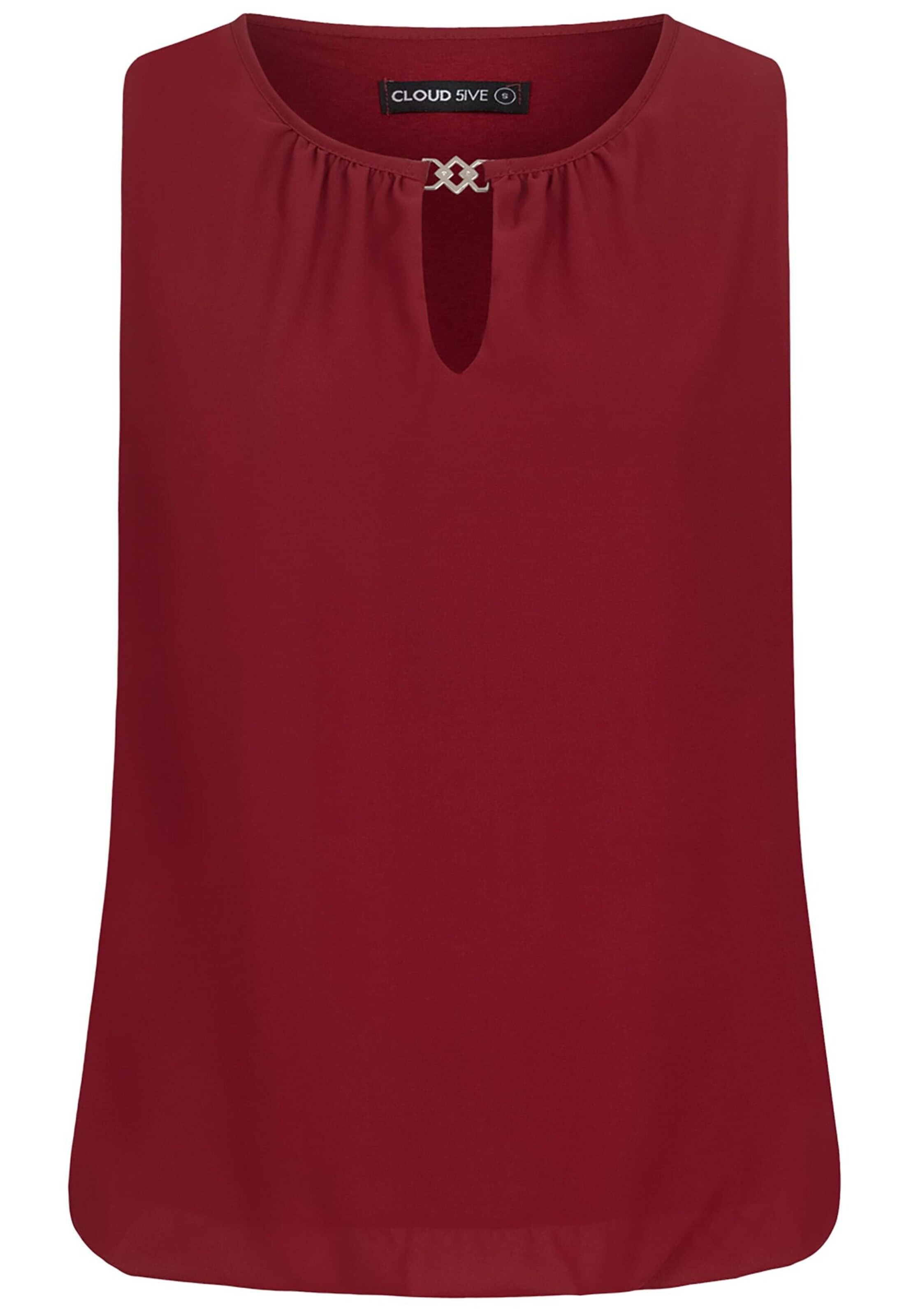 Cloud5ive Shirt in Rot: Vorderseite