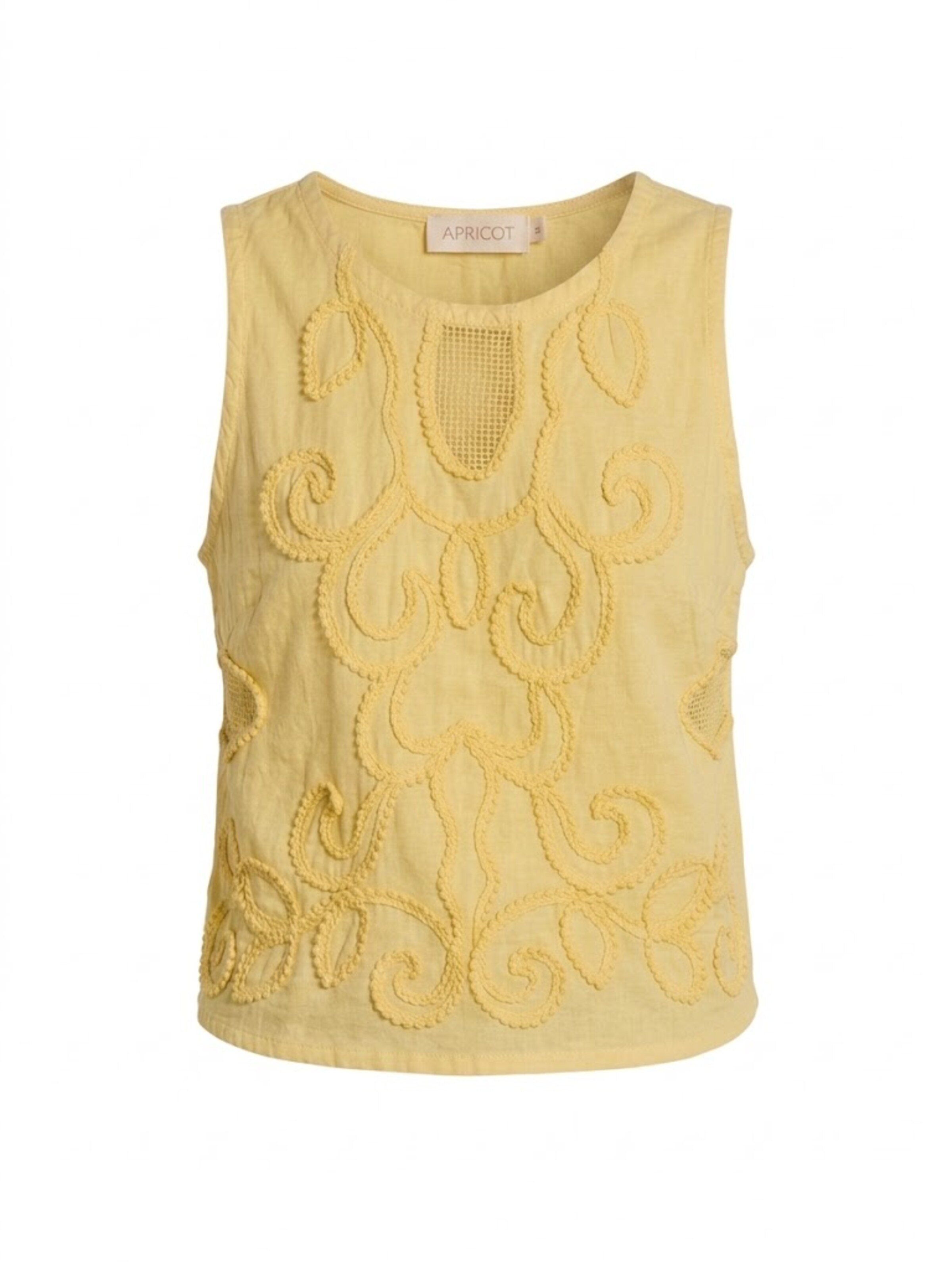 Apricot Top ' ' in Geel: voorkant