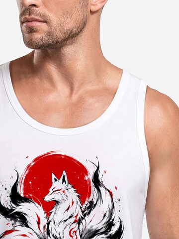 Neverless Shirt 'Kitsune' in White