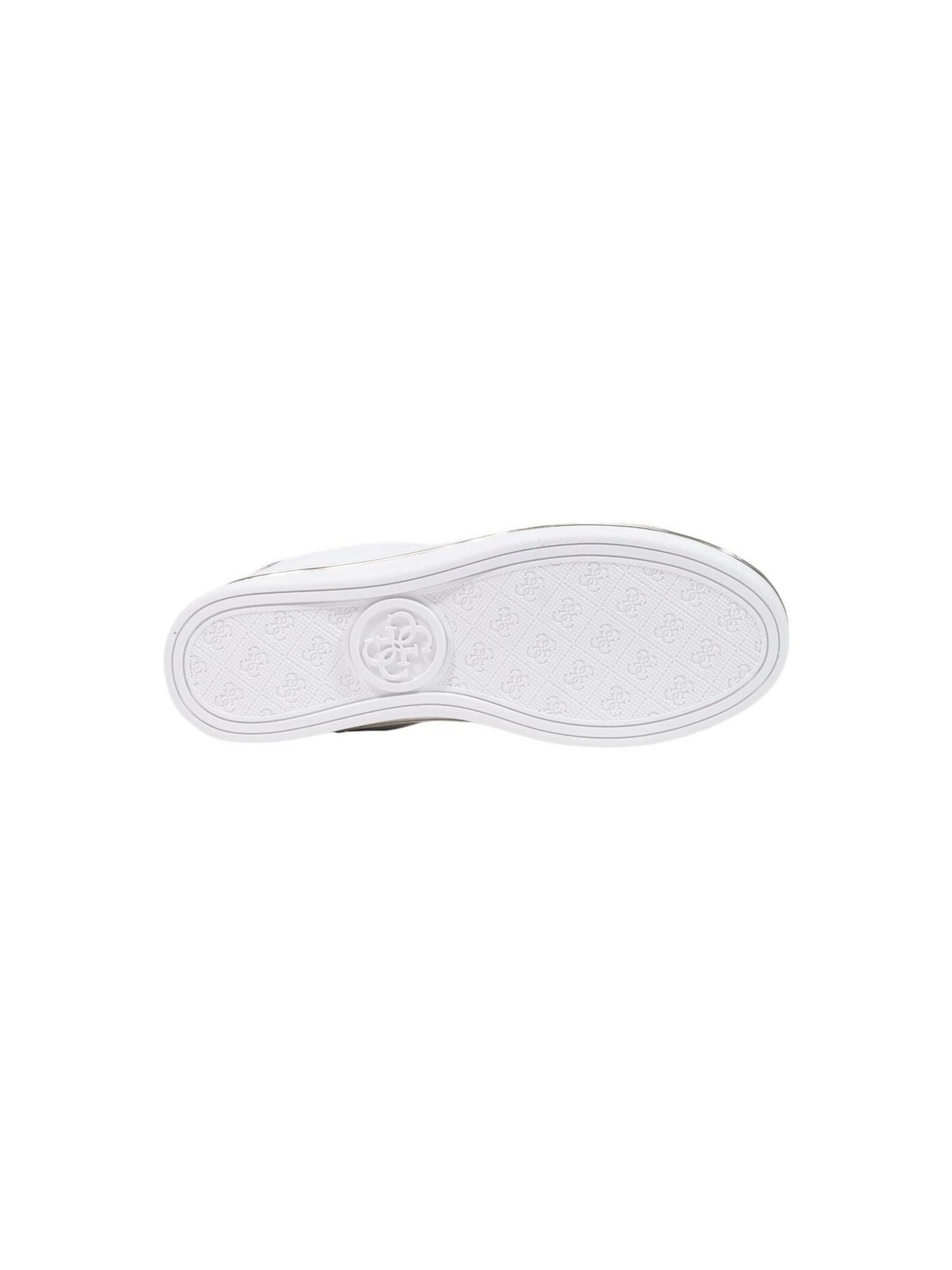 Sneaker bassa 'STASEY4 FLTSTS ELE12' di GUESS in bianco