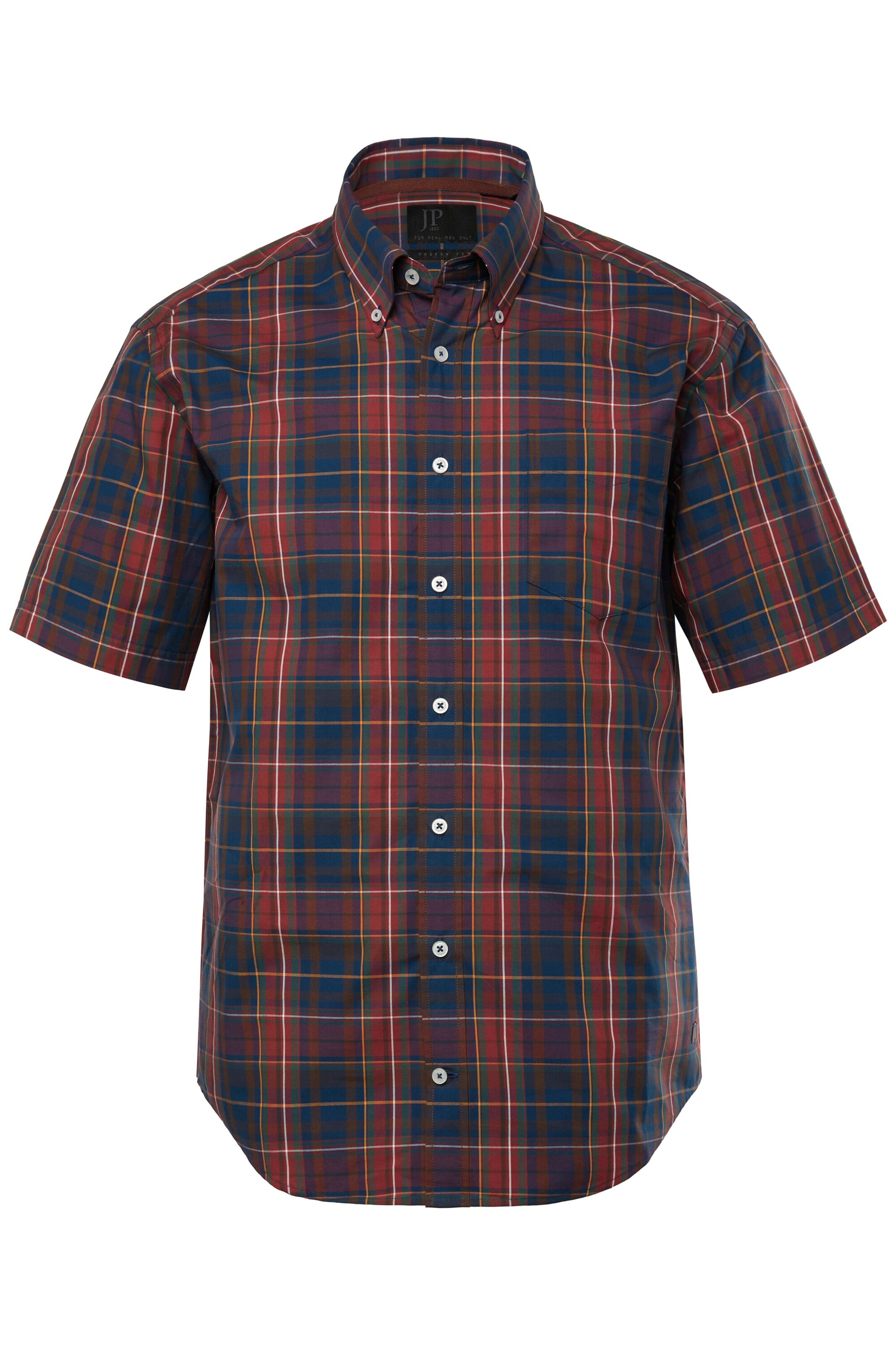 JP1880 Regular Fit Hemd in Braun: Vorderseite