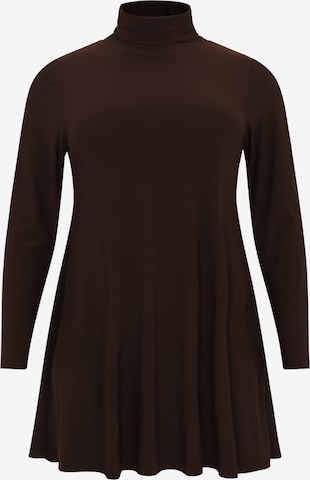 Yoek Tunic in Brown: front