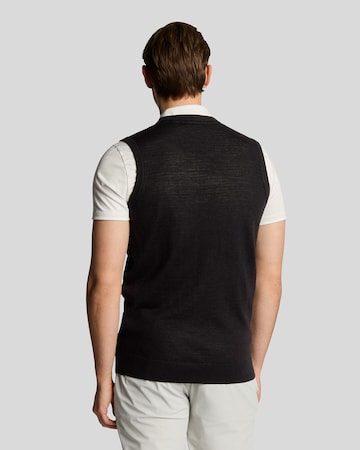 Lyle & Scott Bodywarmer 'Merino' in Zwart