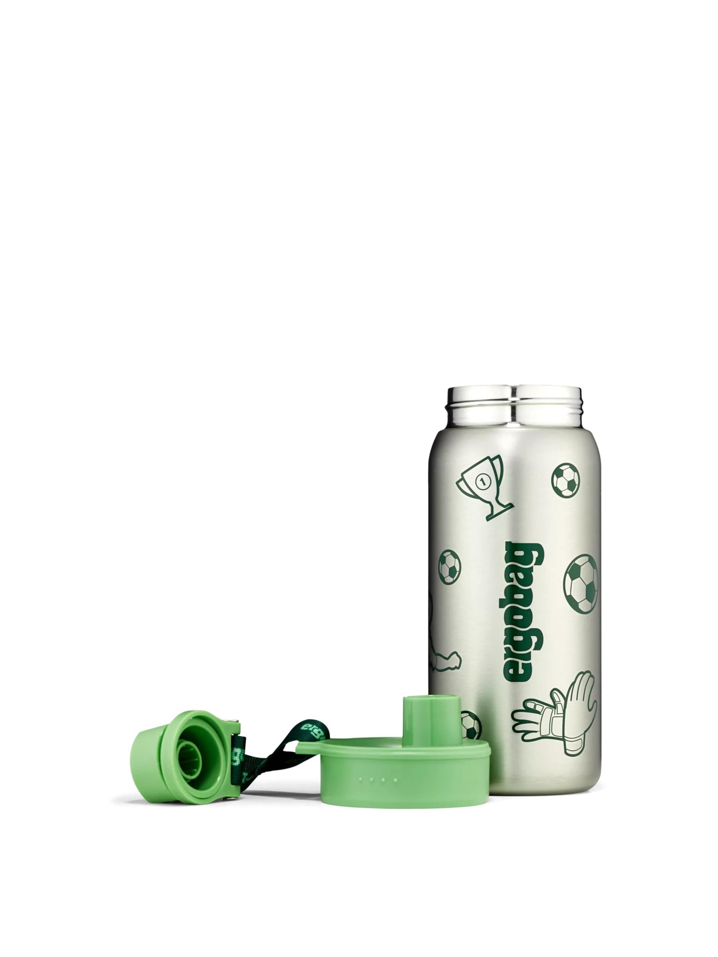 ergobag Drinking Bottle 'Trinkflasche Edelstahl Trinkflasche' in Green