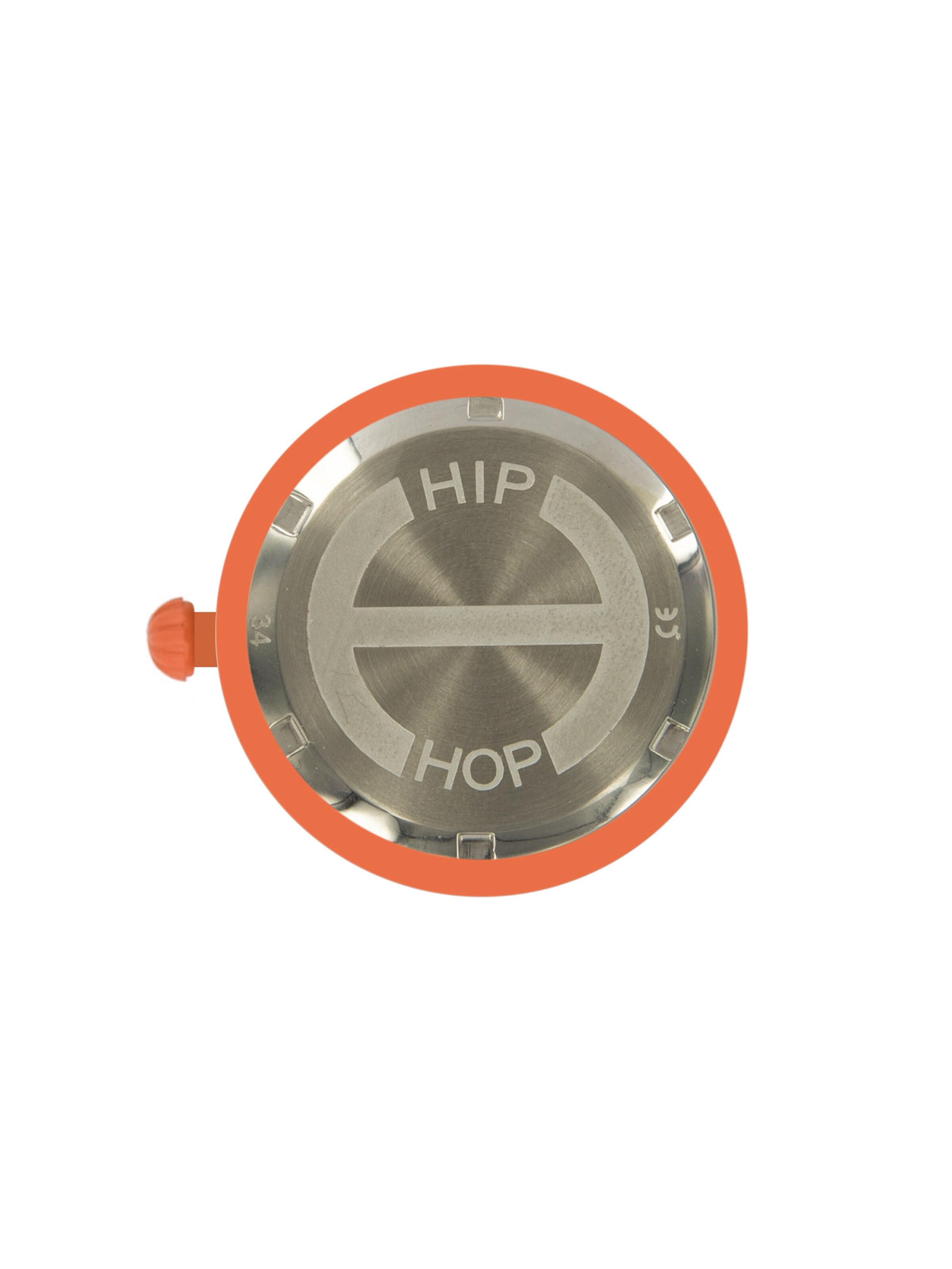Hip Hop Analog Watch in Orange