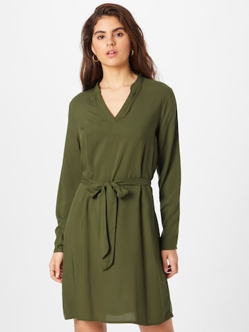 VILA - Vestido camisero 'Chanet' en verde: frente