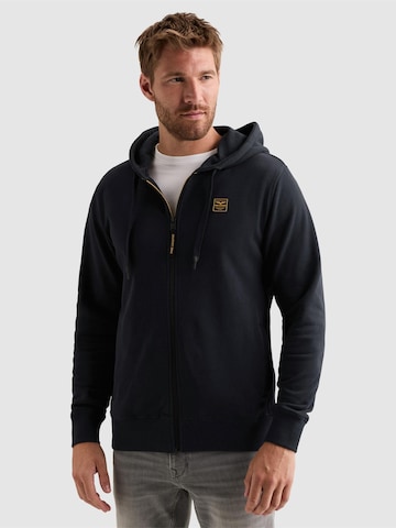 PME Legend Tussenjas 'Zip-up hoodie with side pockets' in Blauw