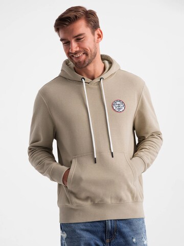 Ombre Sweatshirt 'OM-SSNZ-0144' in Beige