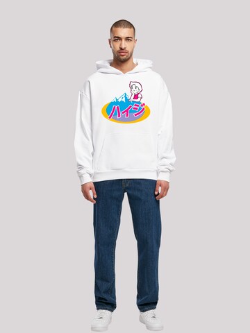 F4NT4STIC Sweatshirt 'Heidi Mountains Are Calling Heroes of Childhood' in White
