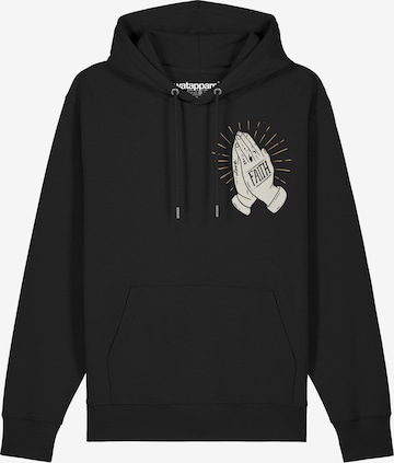 Felpa 'Faith' di Watapparel in nero: frontale