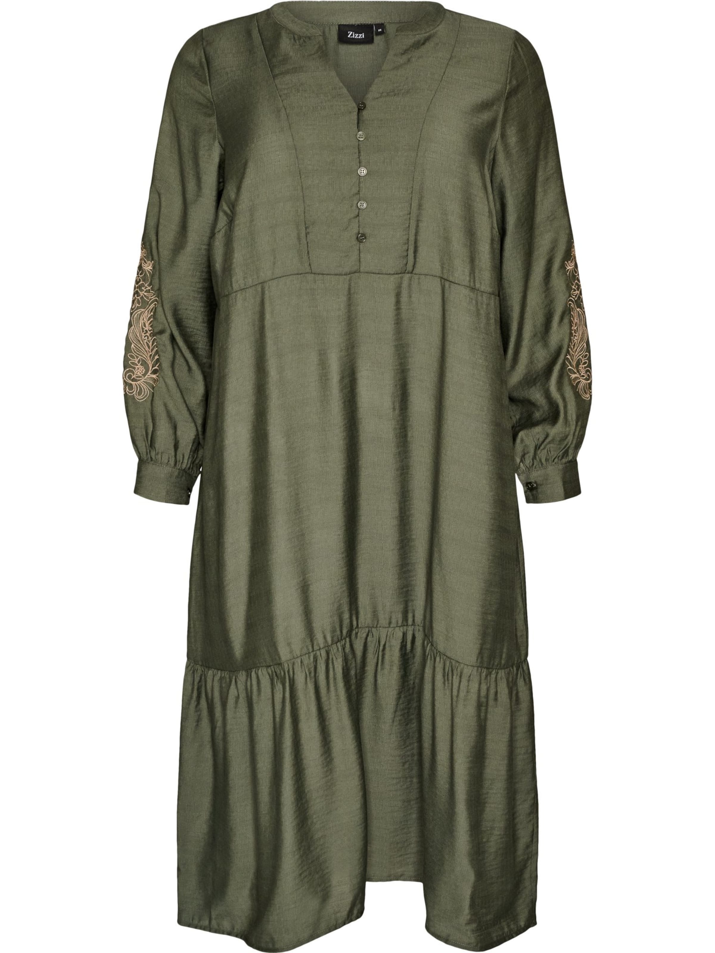 Zizzi - Vestido 'CAJANICE' em verde: frente