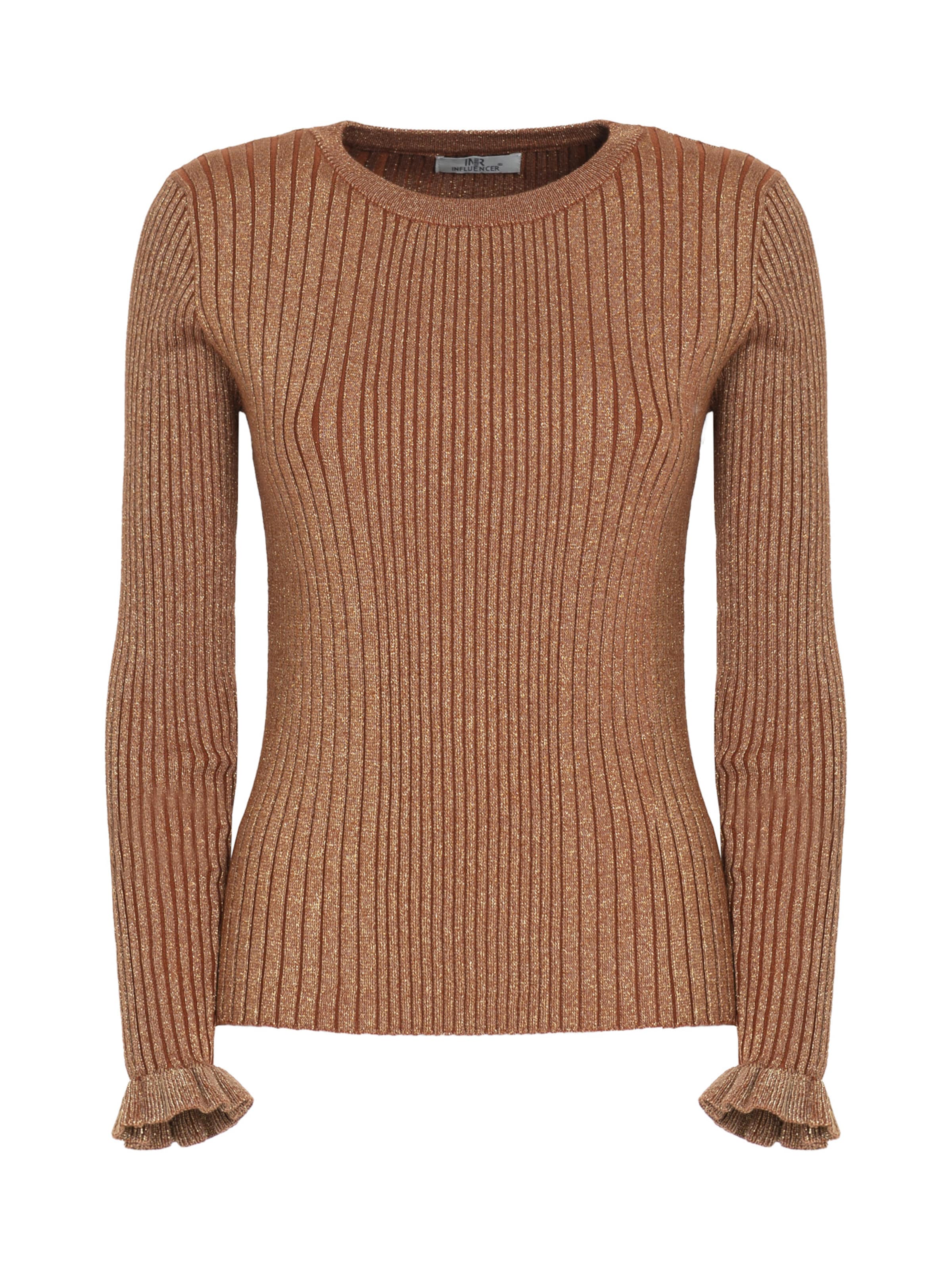 bēšs Influencer Džemperis: no priekšpuses