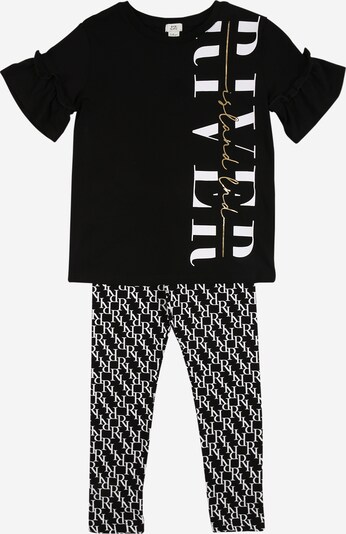 River Island Set in schwarz / weiß, Produktansicht
