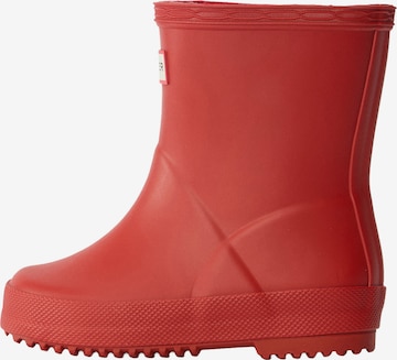 Stivale di gomma di HUNTER in rosso: frontale