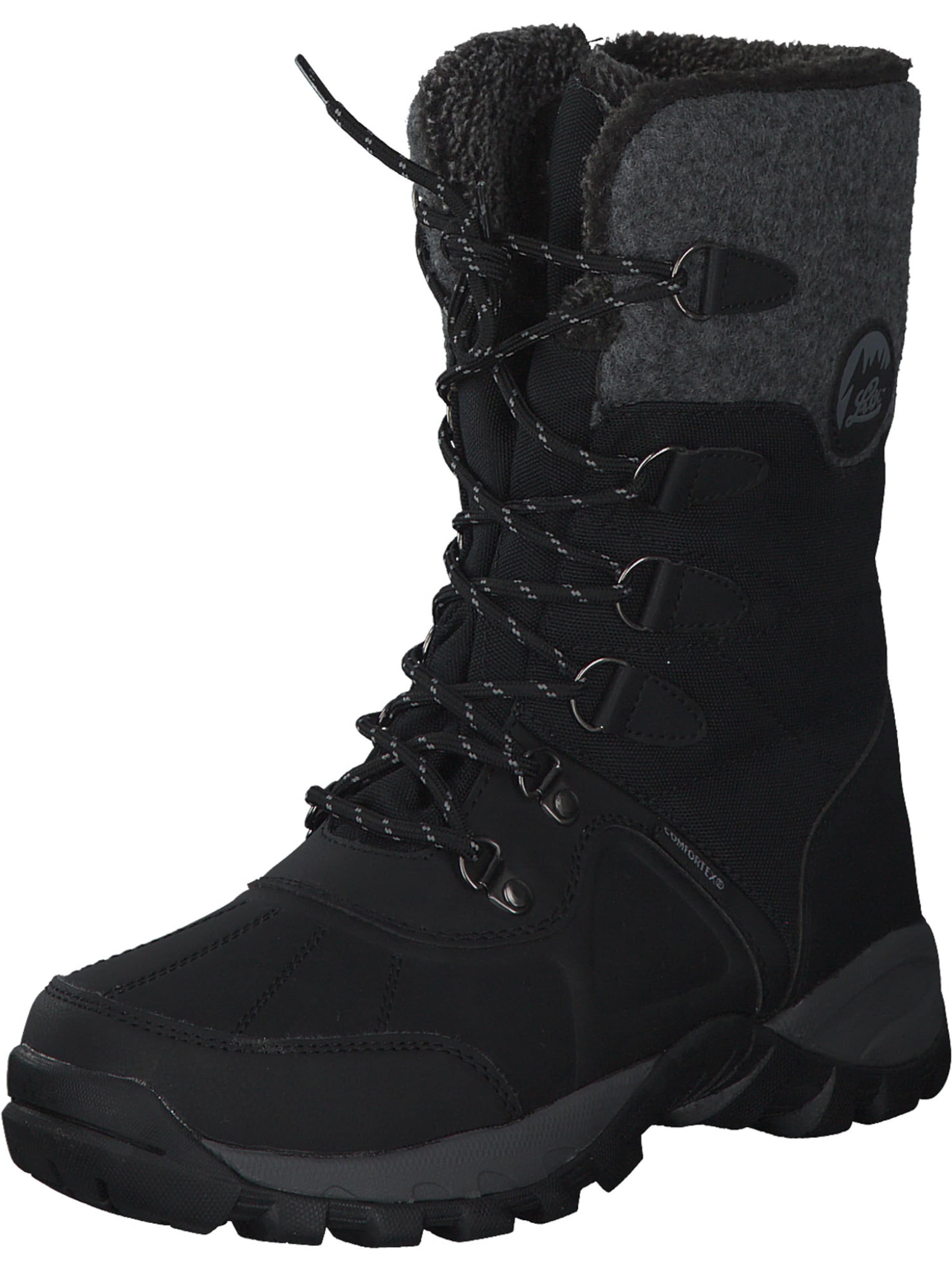 Geka Lace-Up Ankle Boots 'Silke' in Black: front