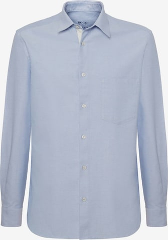 Regular fit Camicia di Boggi Milano in blu: frontale