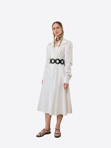 Haute Cuir Riem 'Elowen Wide Belt' in Zwart