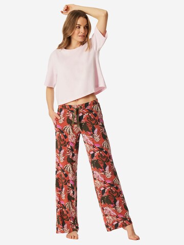 SCHIESSER - Pantalón de pijama ' Mix Relax ' en naranja