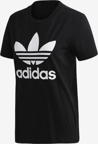 ADIDAS ORIGINALS Shirt 'adidas Trefoil Tee' in Black: front