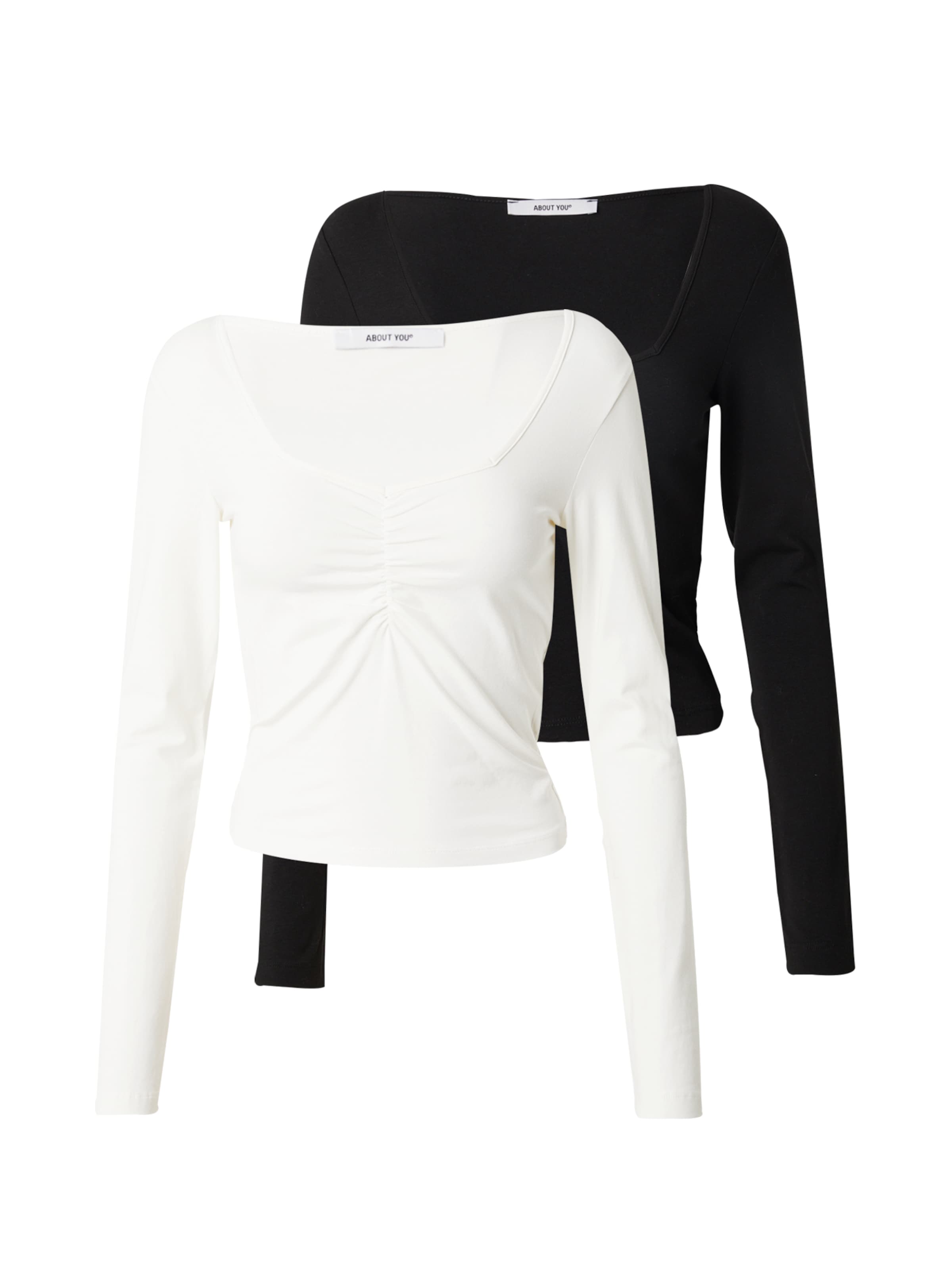 ABOUT YOU - Camiseta 'Gwen' en negro: frente